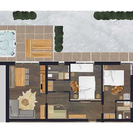 Appartement Falkenstein Hinterglemm *
