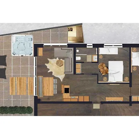Apartament Falkenstein Hinterglemm
